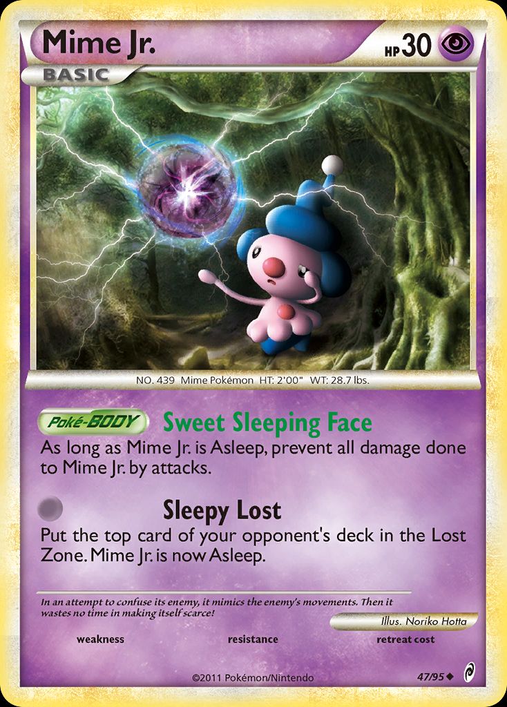 PSA 10 Mime Jr. HS. Unleashed graded Pokémon card